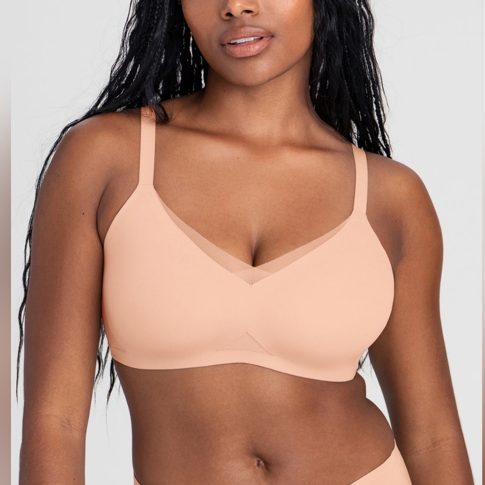 Honeylove Peach Wireless Light-Support Bra
